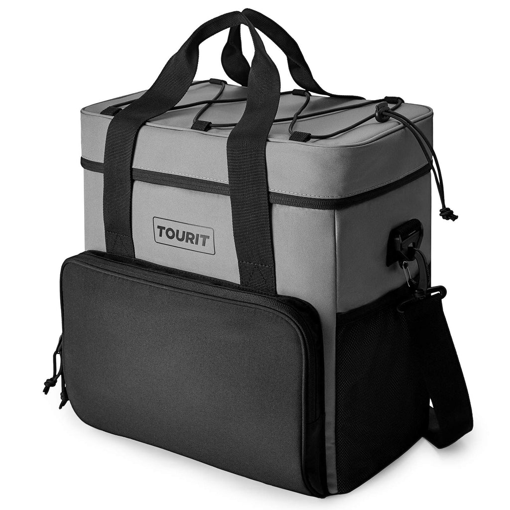 Tourit Cooler Bag 35-Can Insulated Soft Cooler Portable Cooler Bag 24L Lunch Coolers For Picnic, Beach, Work, Trip, Grey