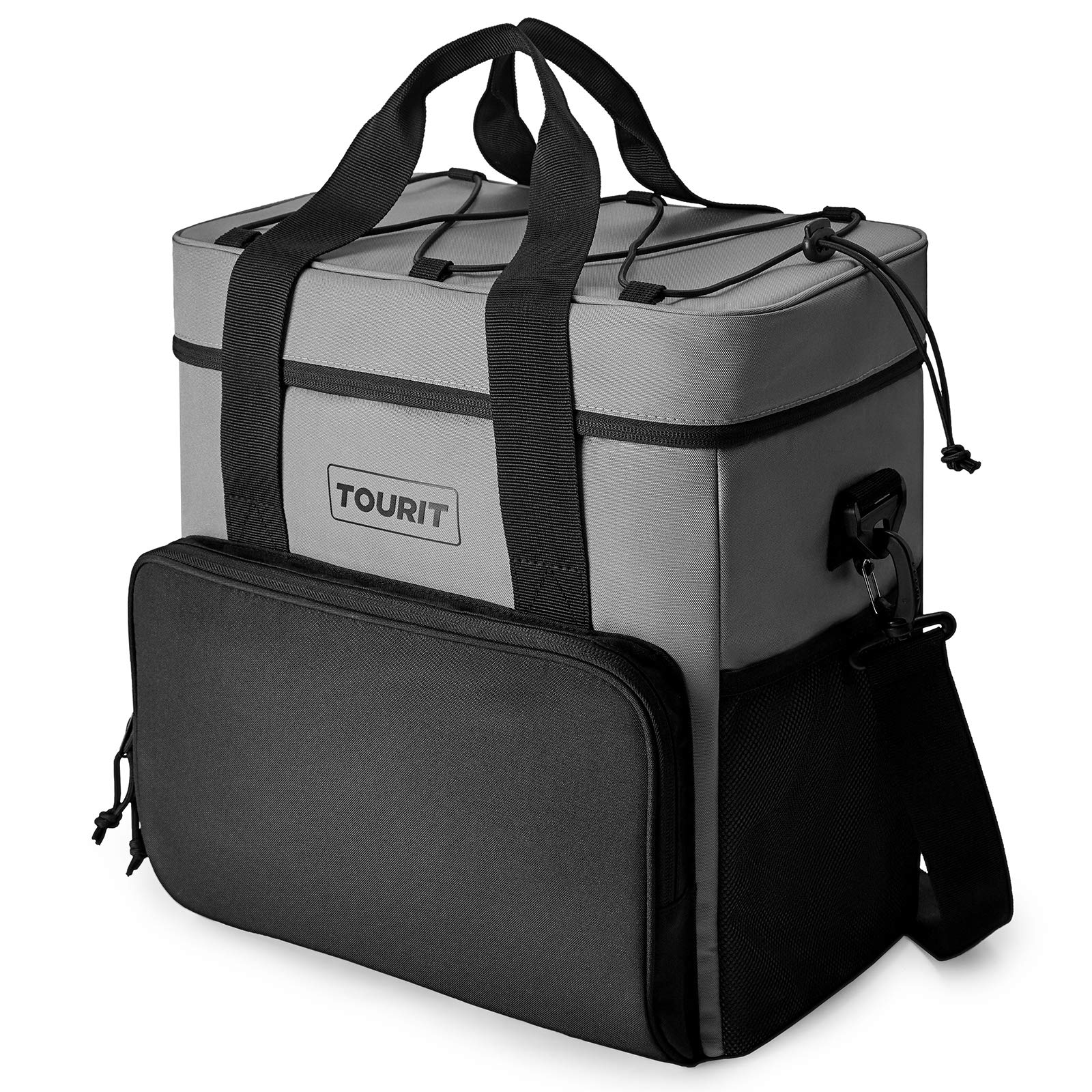 TOURIT Insulated Cooler Bag 35-Can 24L Portable Soft Lunch Cooler Bag for Picnic, Beach, Camping, Work, Travel, Grey