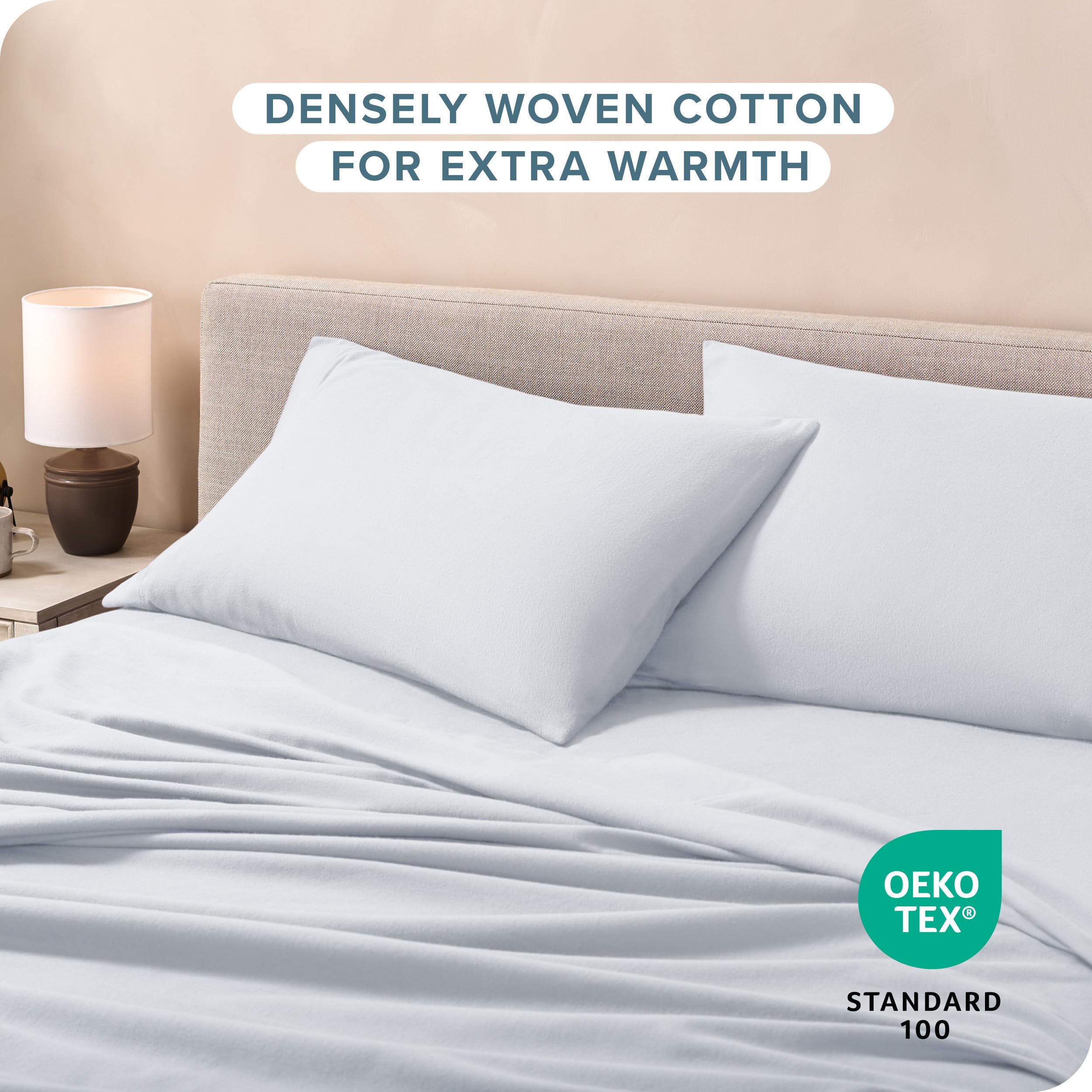 Bare Home Flannel King Pillowcases Set Of 2-100 Cotton - Velvety Soft  Cozy - Double Brushed Heavyweight Flannel Pillowcases (Ki