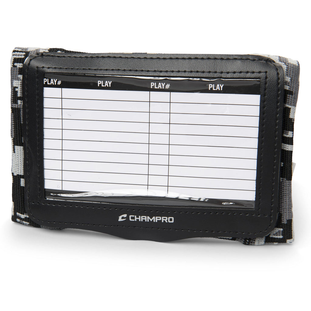 Champro Triple Wristband Playbook, Camo Black Body