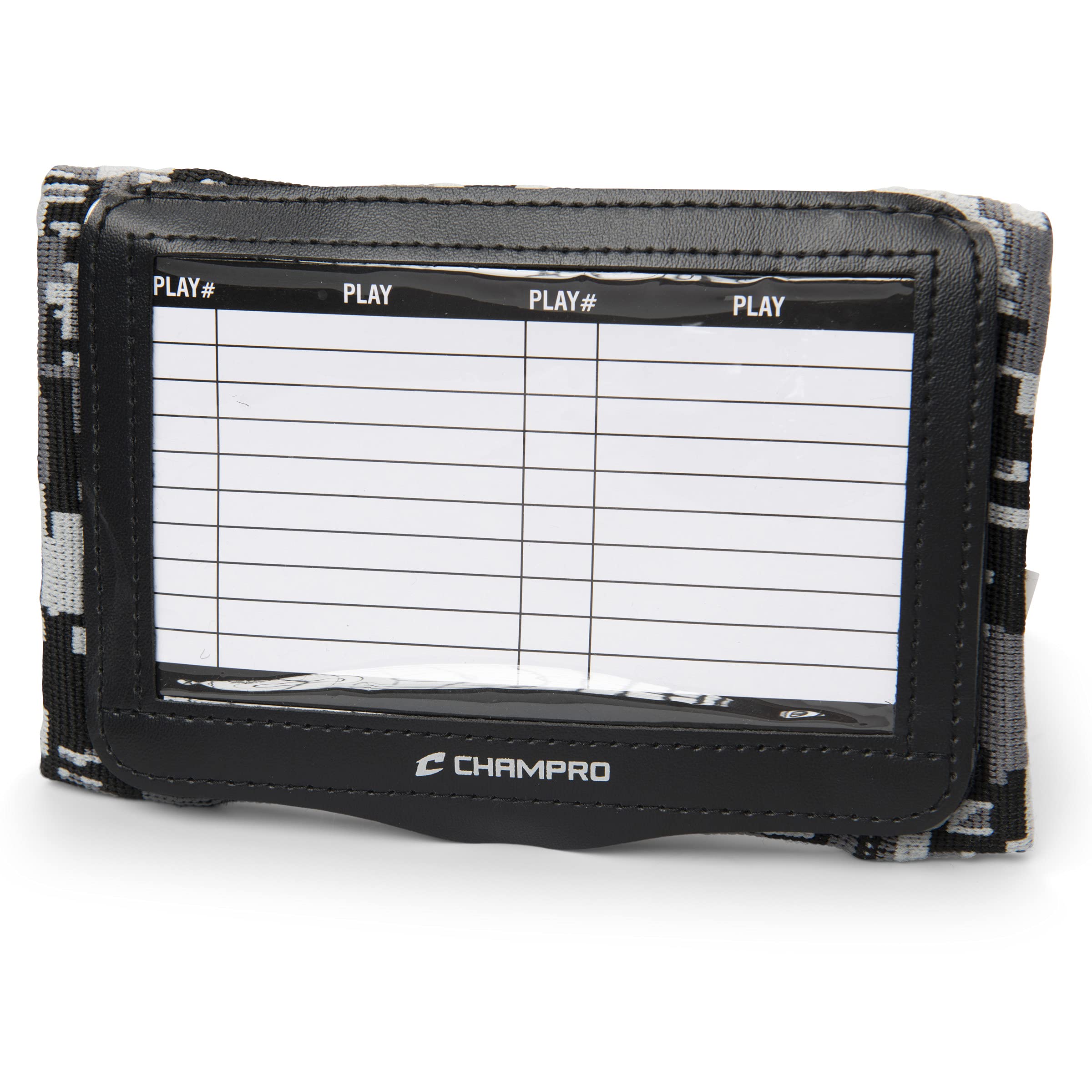 Champro Triple Wristband Playbook, Camo Black Body