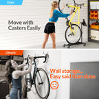 Sttoraboks Vertical Bike Stand, Freestanding Bike Rack Garage Storage Upright Bicycle Floor Stand Indoor Bike Holder with Adjust