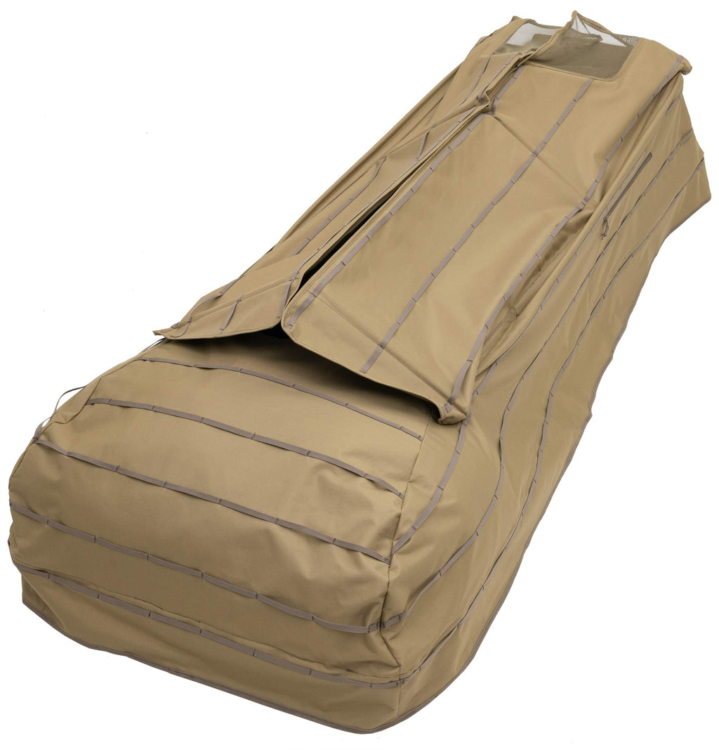 ALPS OutdoorZ Legend Layout Blind - Hunting Blind, Tan, with Zero-Gravity Chair Design, Waterproof Floor, Mesh Face Screen, Rear