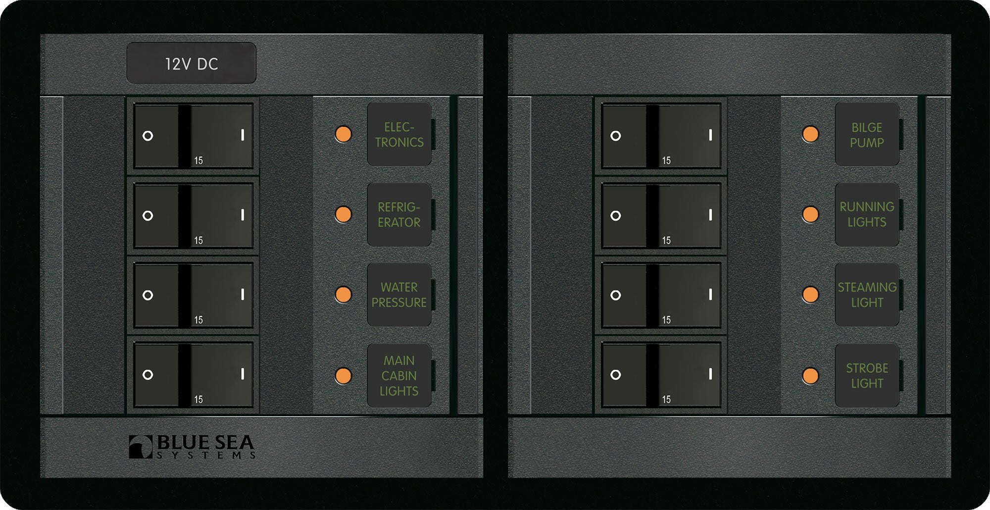 Blue Sea Systems 1225 12 Volt Dc 8 Position