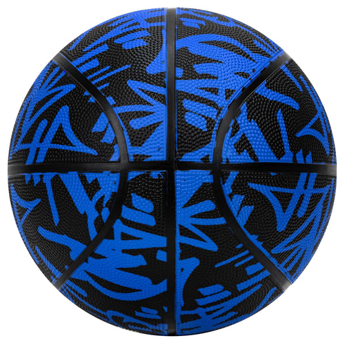 AND1 Fantom Graffiti Basketball: Official Regulation Size 7 (29.5 inches) Rubber Basketball - Deep Channel Construction Streetba