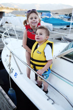 Child Life Jacket Vest For 30-50 Lbs. | Us Coast Guard Approved (Red, Child)
