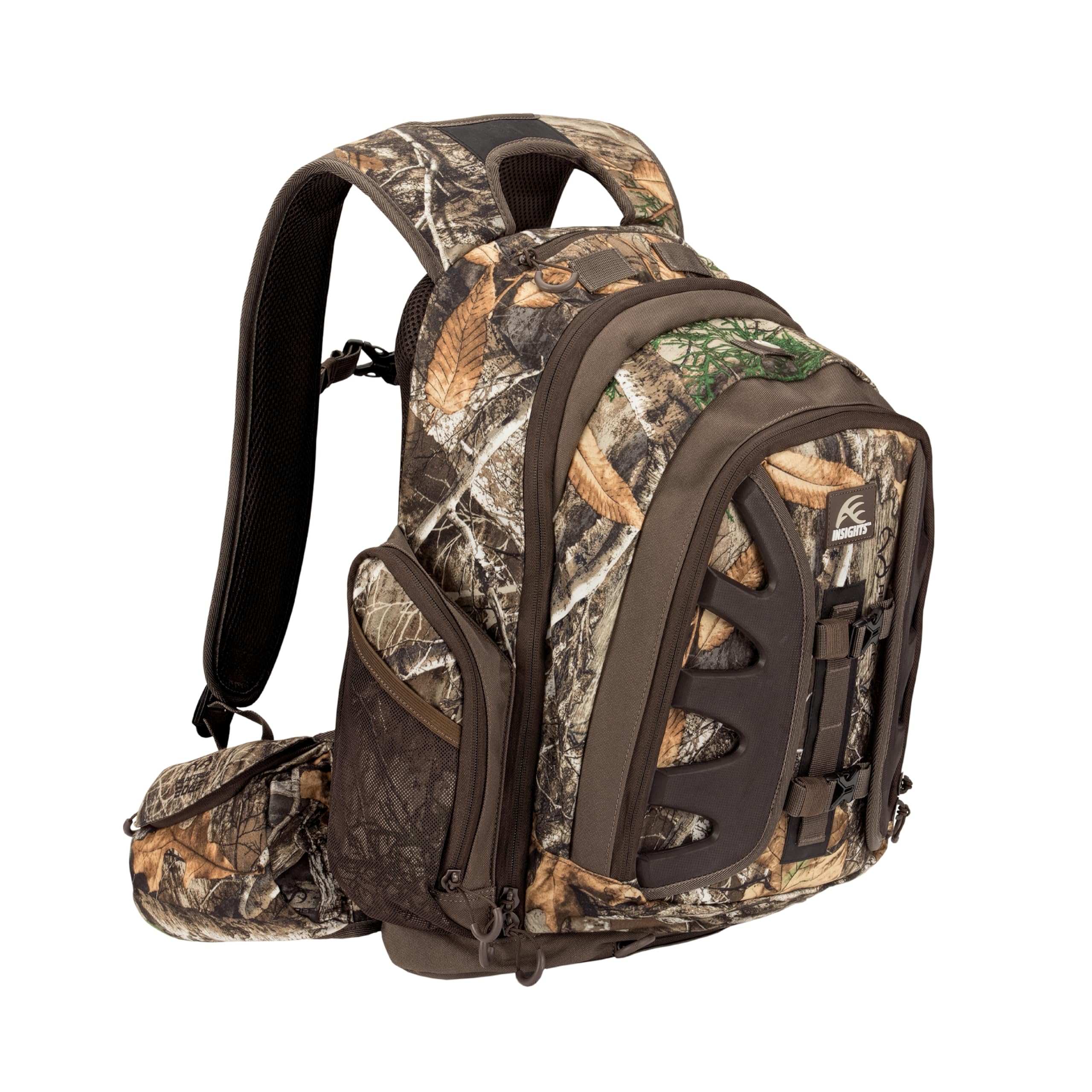INSIGHTS HUNTING by frogg toggs - The Element, Heavy Duty 1,831 Cubic Inch Hiking Fishing Camping Hunting Backpack, Realtree EDG