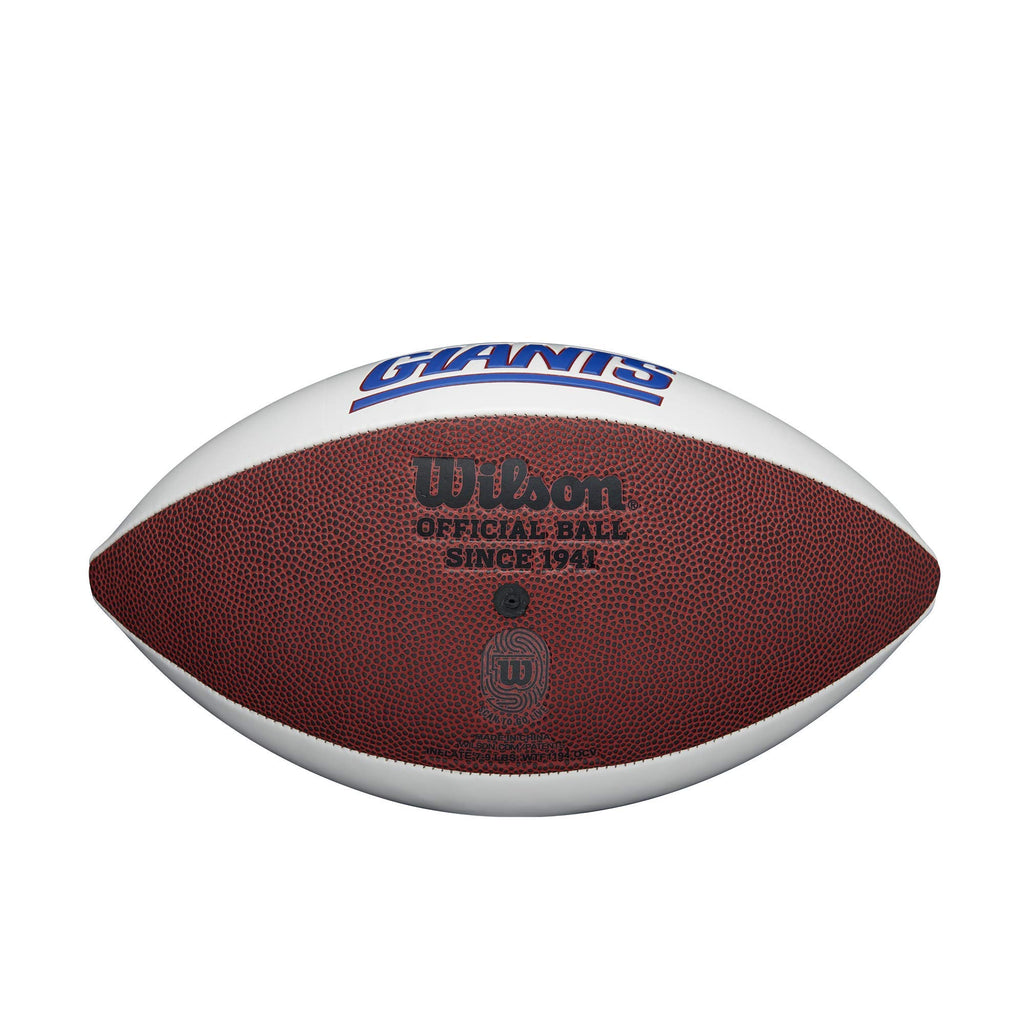 Wilson Nfl Live Signature Autograph Football - Official Size, New York Giants