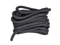 South Bend Rope Marine Grade Double Braided Nylon Dock Line W/Eye Splice (Black, 1-Inch X 35 Feet)