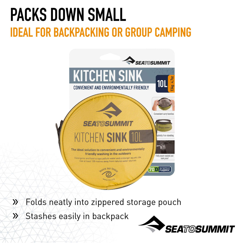 Sea To Summit Collapsible Kitchen Sink, 5 Liter