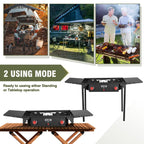 Bestfire 2 Burner Camping Stove With Auto Ignition Button,Side Shelves & Regulator150,000 Btu Gas Stove Propane Burner With Remo