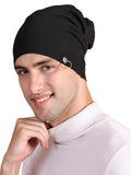 Mack Jonney MenS Beanie Cap (Ring_Cap_Black_01_Black_Free Size)