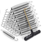 72 Pieces Trampoline Springs Replacement 5.5 Inch Trampoline Springs With T-Hook Heavy Duty Stainless Steel Trampoline Springs M