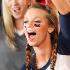 Rico Industries NFL Football Washington Commanders Peel & Stick Temporary Tattoos - Eye Black - Game Day Approved!