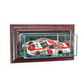 Perfect Cases NASCAR Wall Mounted 1/24th Glass Display Case, Cherry