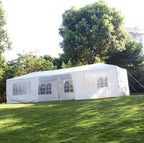 Thxbyebye Wedding Party Tent 3 X 9M Outdoor White Canopy Screen Sun Shelters Houses Gazebos Heavy Duty With 3 Removable Sides Si