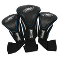 Team Golf Nfl Philadelphia Eagles Contour Golf Club Headcovers (3 Count) Numbered 1, 3, & X, Fits Oversized Drivers, Utility, Re