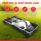 Skb Hard Shell Golf Bag, Ata Staff Pro Travel Case W/ Wheels & Latches, 49'', X-Large