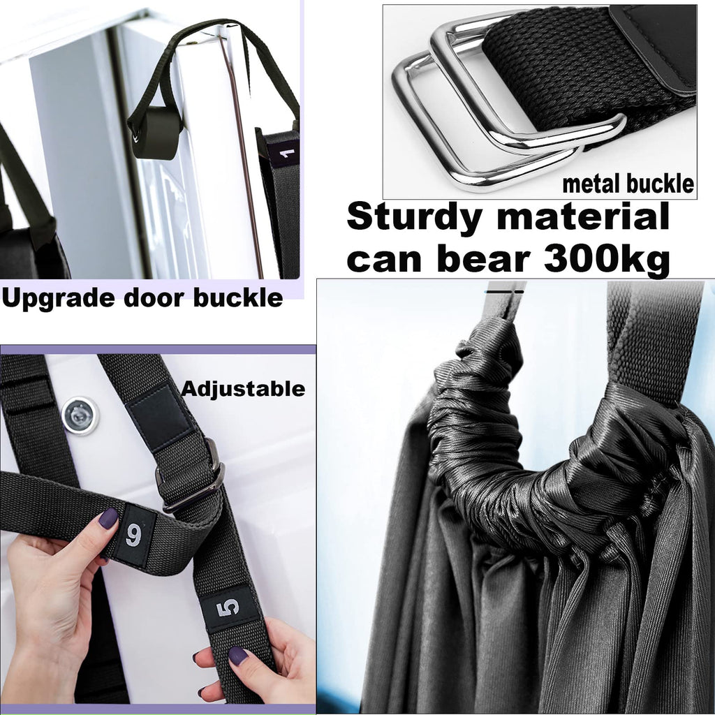 Waist Back Leg Stretcher Strap, Backbend Training Inversion Strap With Door Anchor, Flexibility Trainer Stretching Equipment Ass