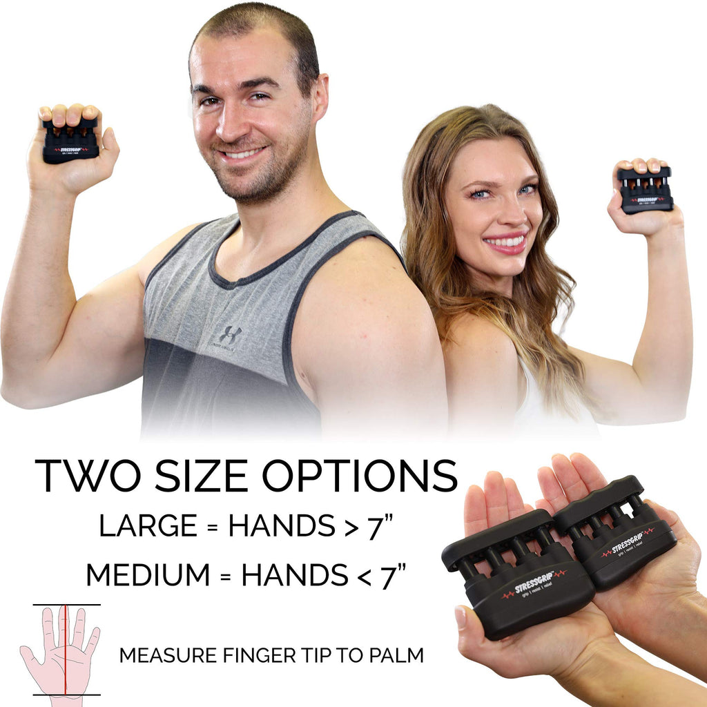 Stressgrip - The Stress Ball For Adults (Medium) A Stress & Anxiety Relief Device - Comfortable Hand Exerciser - Stress Reliever