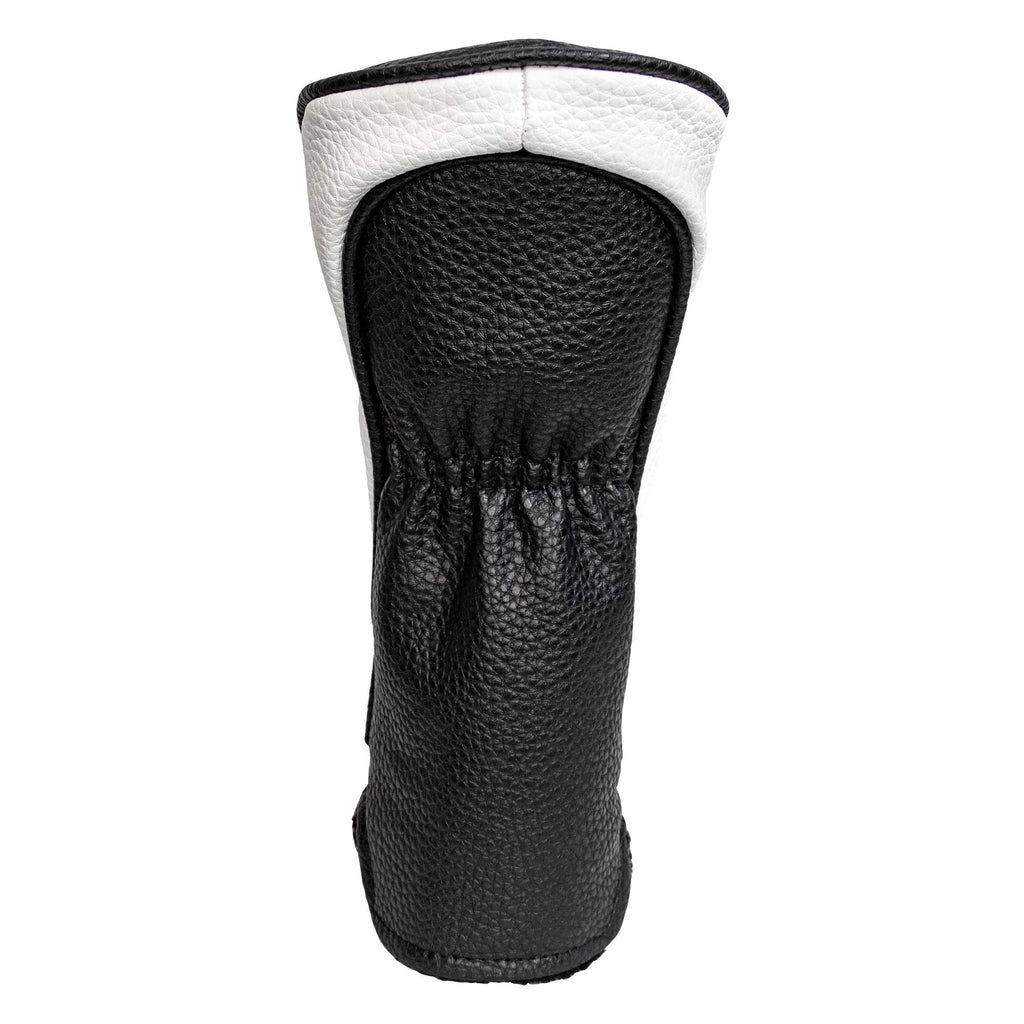Proactive Sports Vintage Golf Club Head Covers For Fairway Woods| 5 Wood Headcover | Classic Leather Look | Black/White