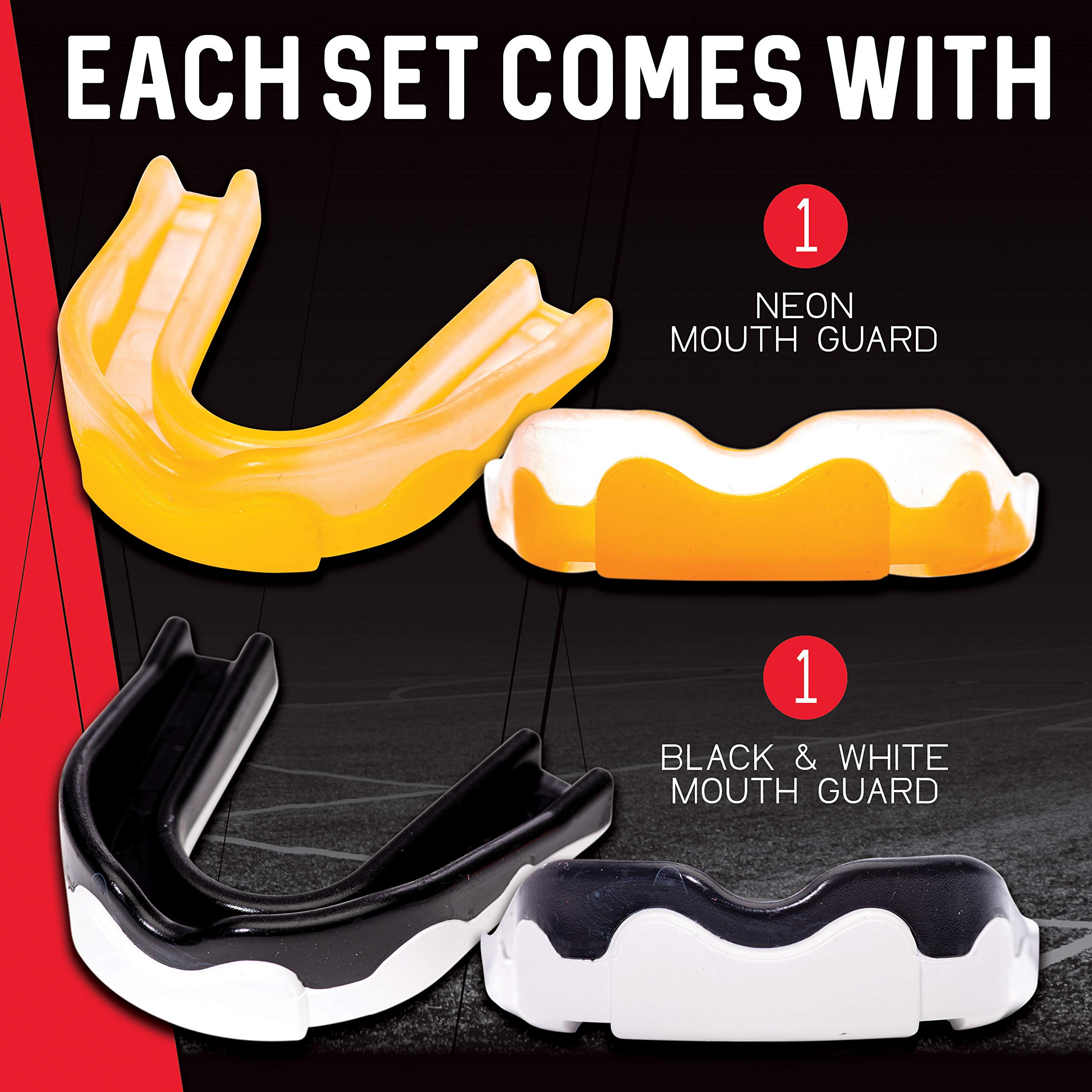 Franklin Sports Athletic Mouthguards - Sport Mouthguards For Football, Wrestling, Mma, Boxing + More - All Sport Mouthguards - Y