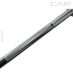 Cap Barbell 2' Olympic Solid Bar, Bronze Bushings, Chrome, 45.75 Inches (New Version) (Obis-72-3)