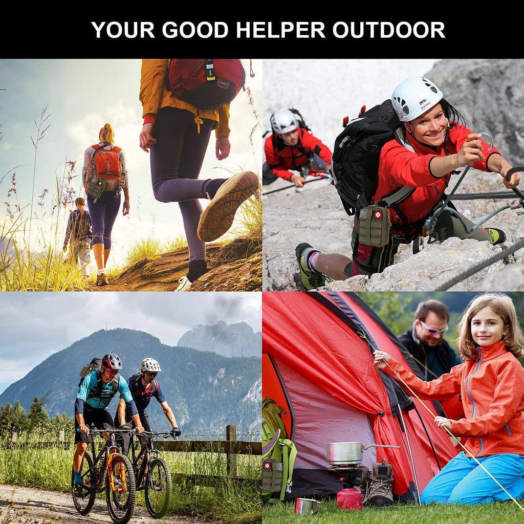 Gifts For Man Dad Husband, 210 Pcs Survival First Aid Kit, Professional Survival Gear Camping Essentials Emergency Medical Goods
