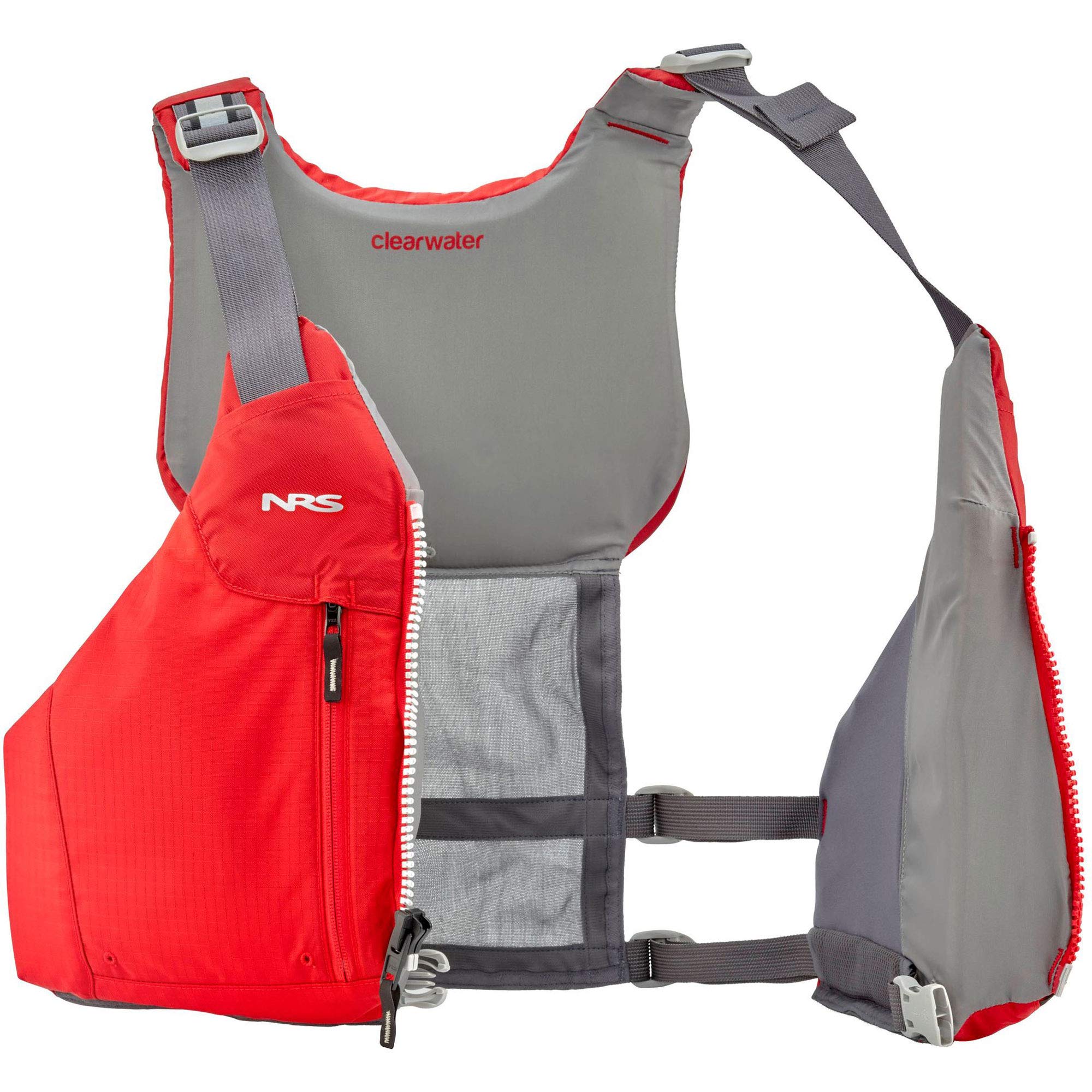 Nrs Clearwater Kayak Lifejacket (Pfd)-Red-L/Xl