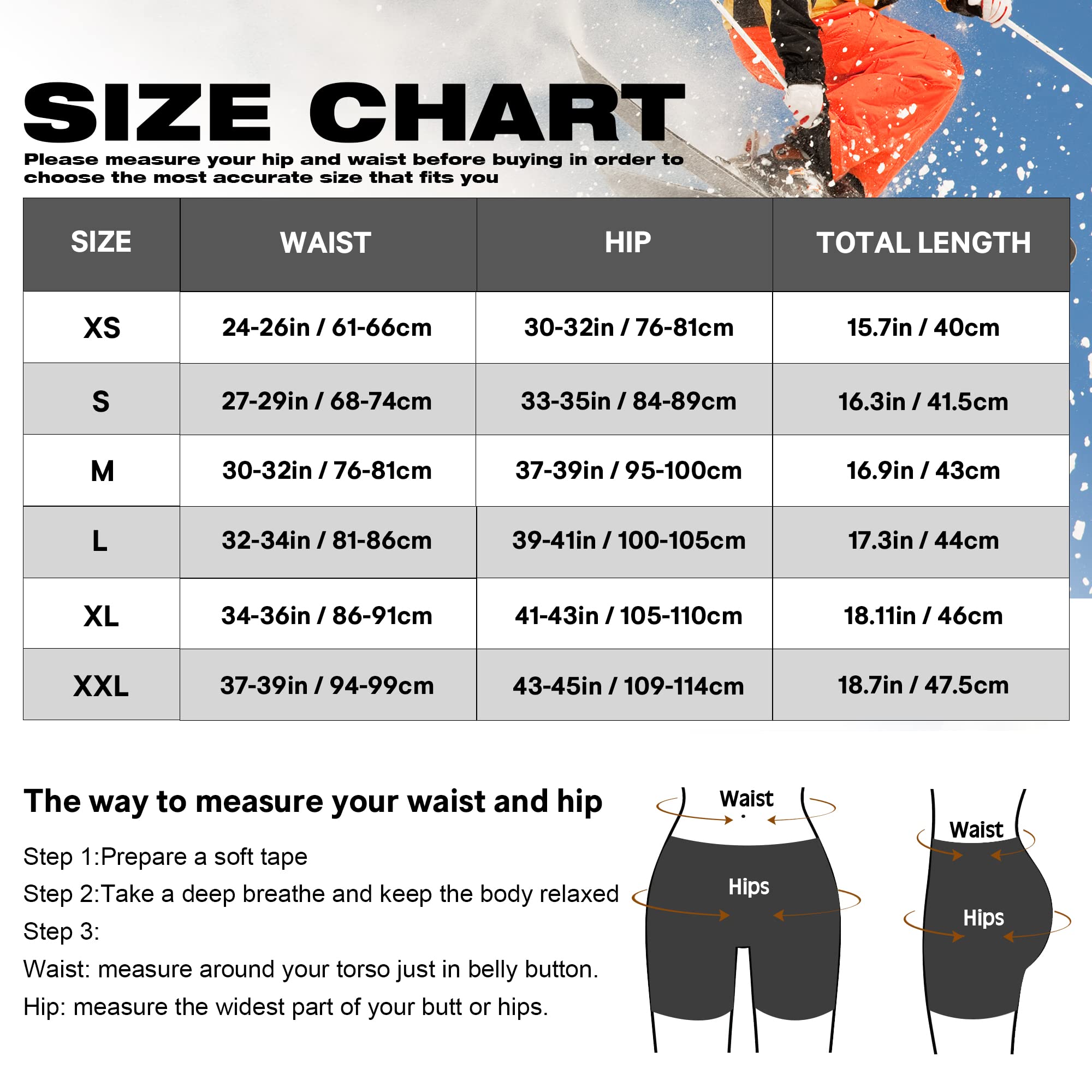 Soared 3D Protection Hip Butt Xpe Padded Shorts For Ski, Ice Skating, Snowboarding, Skateboard For Men Women