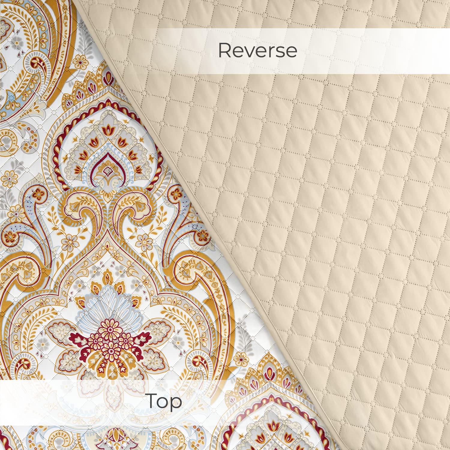 Mellanni Bedspread Coverlet Set - Twin Bedding Cover With Sham - Ultrasonic Quilting Technology - 2 Piece Oversized Twin Quilt S