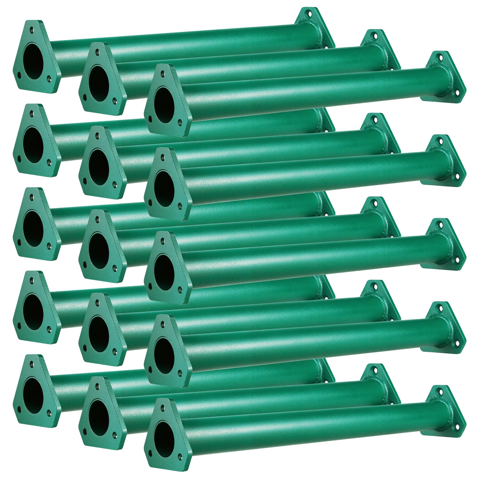 EISENSP 15 Set Metal Monkey Bars Ladder Rungs Set for Backyards Playground and Children Indoor and Outdoor Climbing Kit (16 Inch