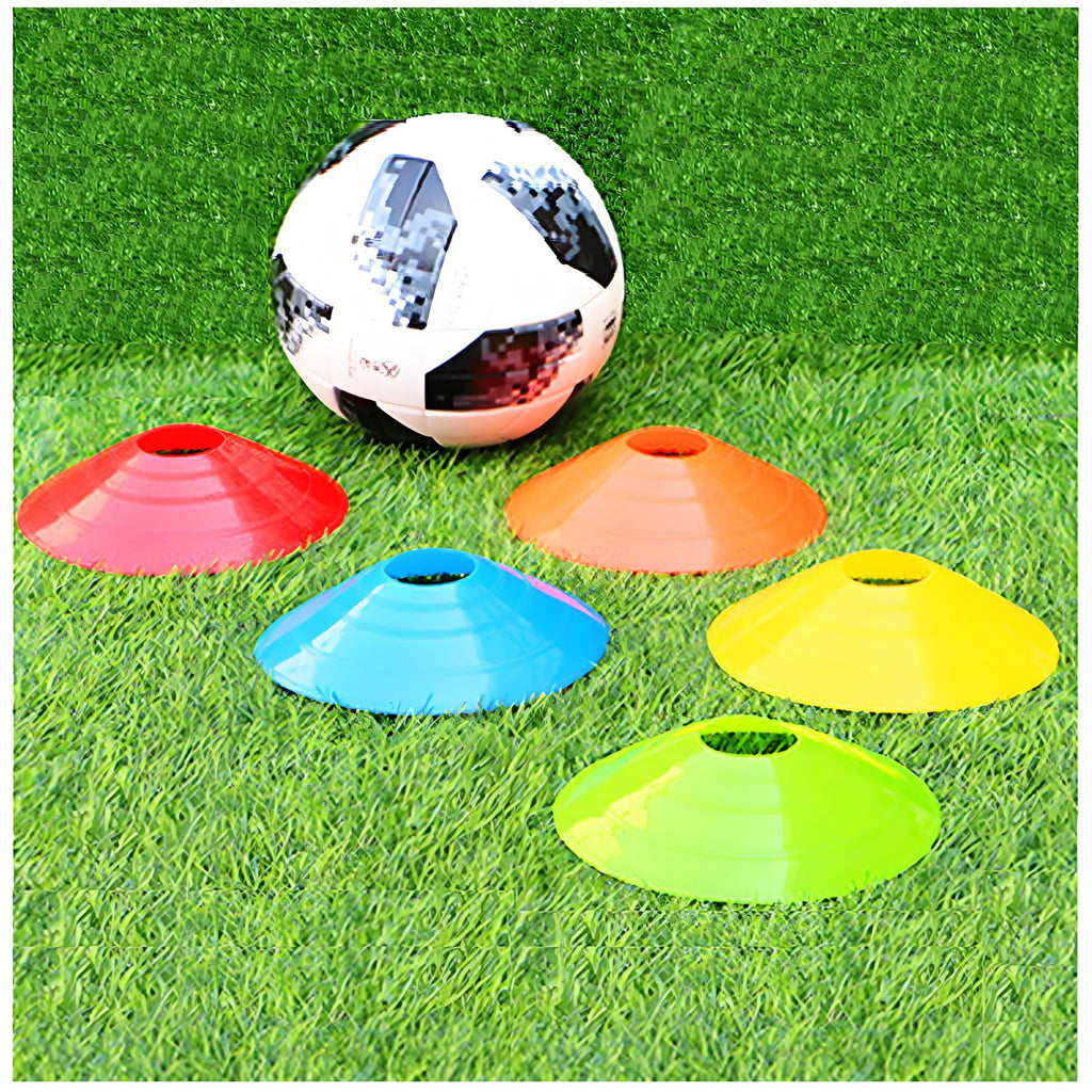 Anslyqa Soccer Cones (Set Of 50) Agility Training Disc Cone With Carry Bag And Holder For Football Basketball Sports Field Cone