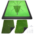Golf Hitting Mat | Golf Training Mat For Swing Path Feedback/Detection Batting | Extra Replaceable Golf Practice Mat 16''X12'' |