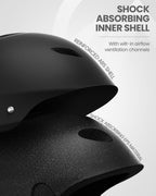 OutdoorMaster Kelvin Ski Helmet - Snowboard Helmet for Men, Women & Youth (Black,XL)