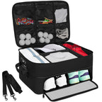 Weliday 2 Layer Golf Trunk Organizer, Golf Car Locker With Separate Ventilated Compartment For 2 Pair Shoes, Golf Trunk Storage 