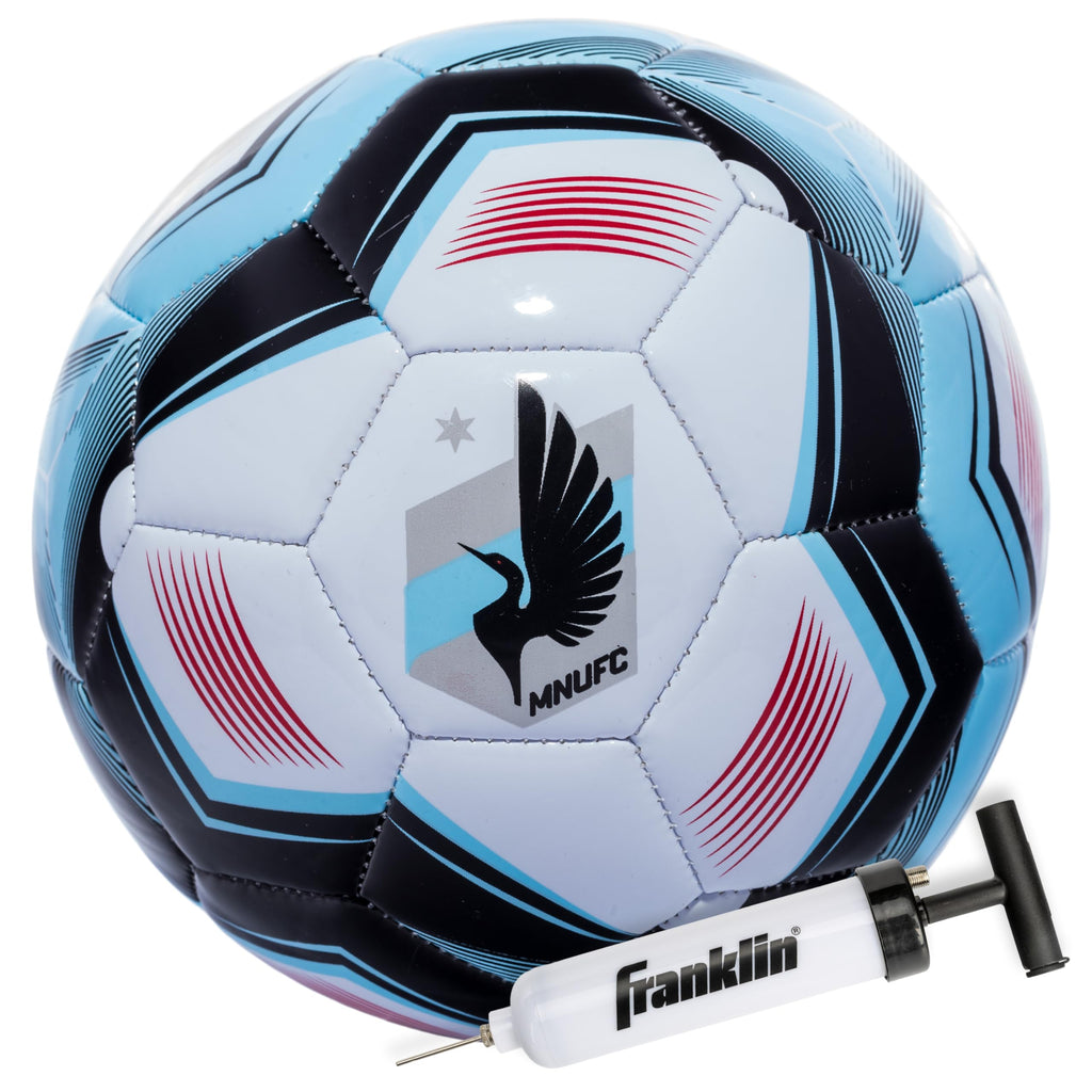 Franklin Sports Mls Mls Minnesota United Fc Soccer Ball - Mnufc - Official Size 5 Soccer Ball - Soft Abrasion Resistant Cover -