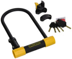 Onguard Bulldog Std U-Lock, Black/Yellow