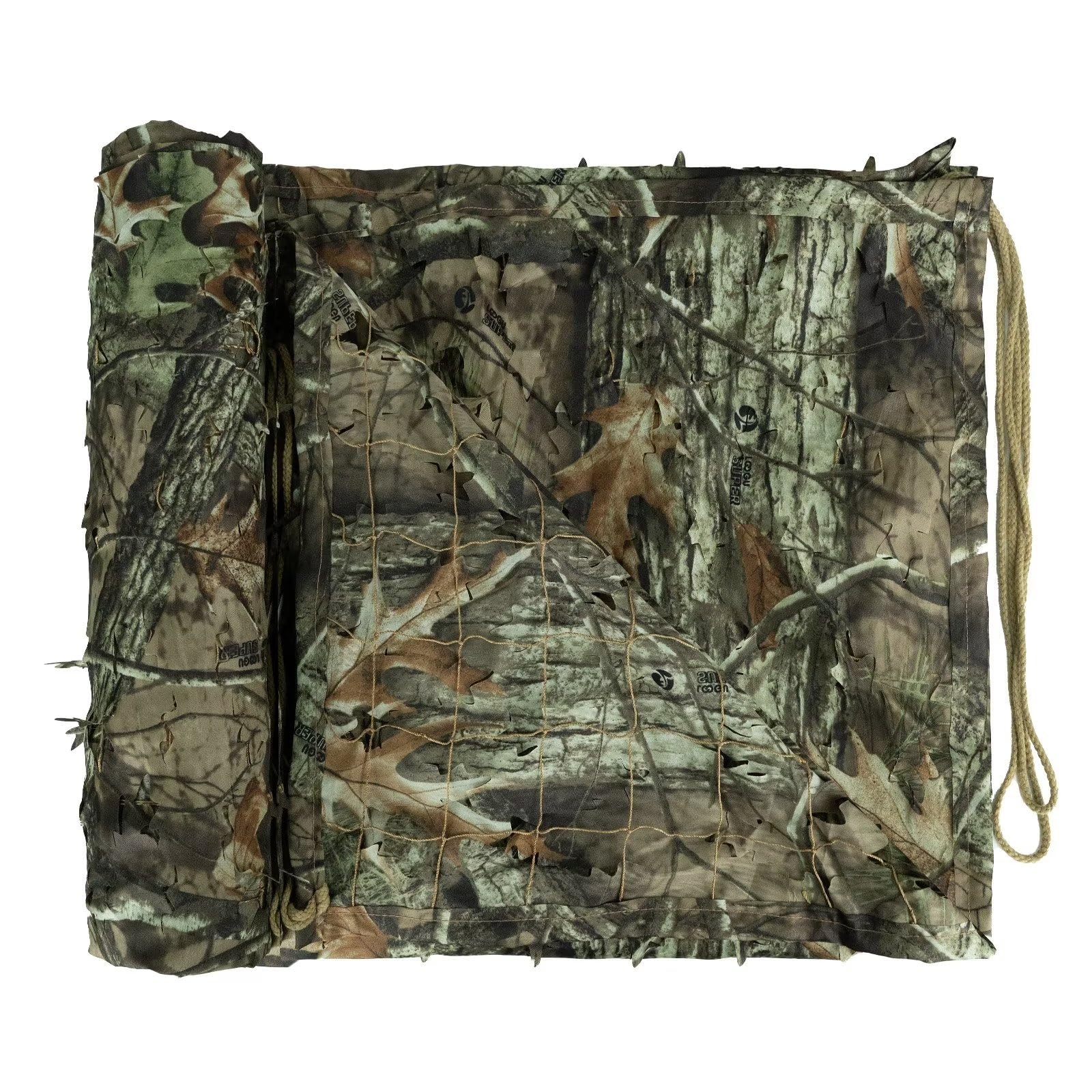 Loogu Camo Netting, Camouflage Netting For Sunshade, Camping, Shooting And Hunting And Many More (10X16.5Ft, 3Mx5M, Loogu Super