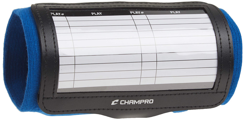 Champro Triple Wristband Playbook, Youth, Royal