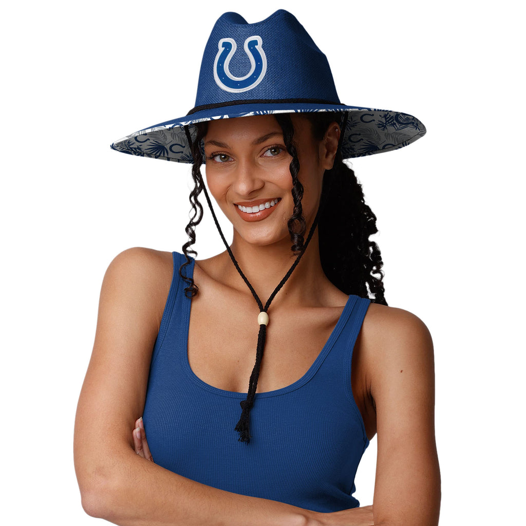 Foco Indianapolis Colts Nfl Team Color Straw Hat