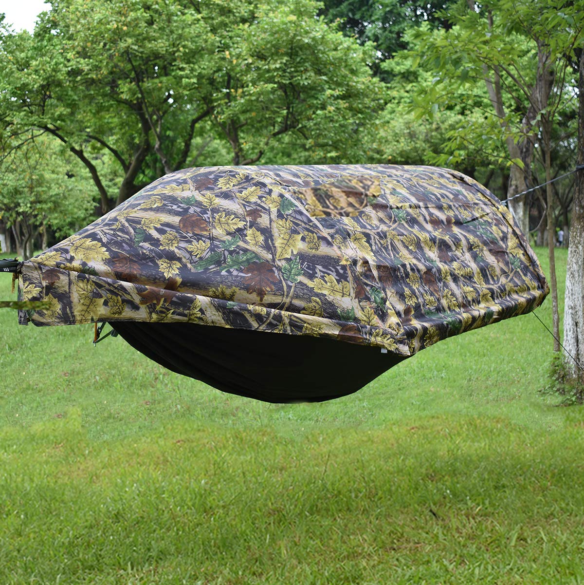 Wintming Hammock With Mosquito Net And Rain Fly Cover 3 In 1 Camping Hammock Tent 440Lbs Load