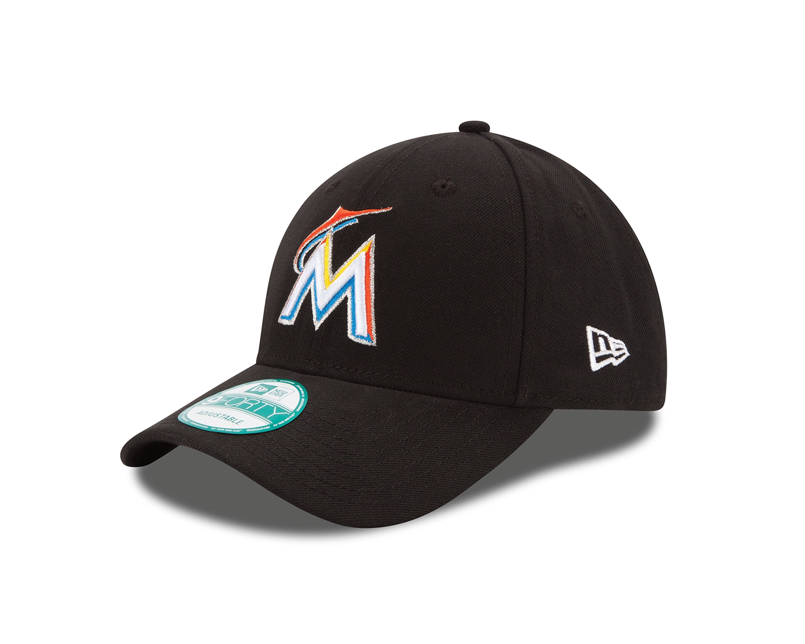New Era MLB Youth The League Miami Marlins 9Forty Adjustable Cap
