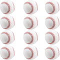 Rarapop 12 Pack Tee Ball Practice Baseball, Reduced Impact Kids Safety Baseballs, Unmarked Tballs Training Baseballs Rubber Fill