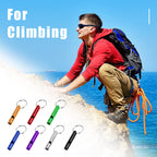Konohan 105 Aluminum Emergency Whistle With Keychain Safety Survival Whistle Sturdy Light Whistle Keychain Whistle Loud Sound Ca