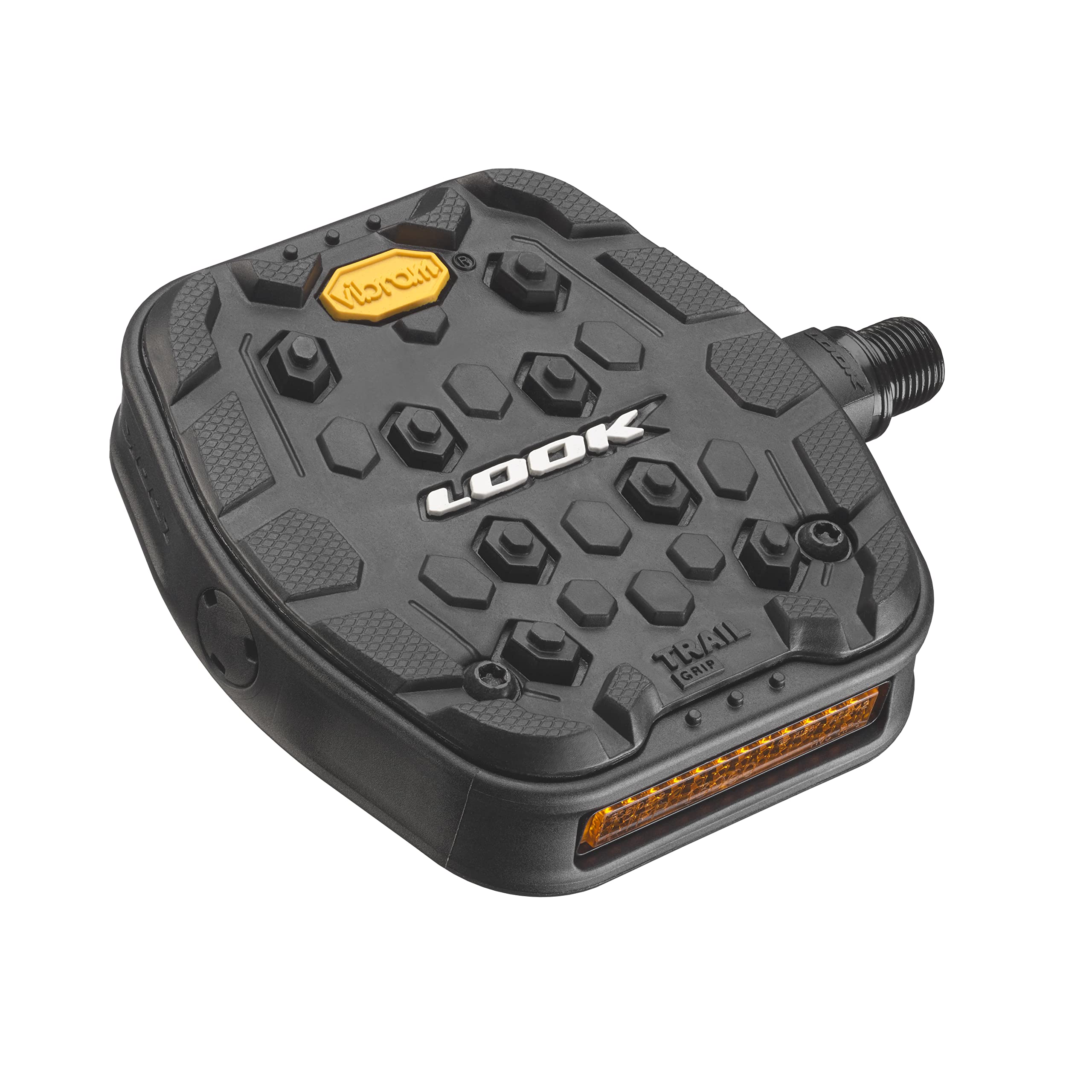 Look Cycle - Geo Trail Grip Bike Pedals - Flat Pedals - Reliability, Comfort And Durability - Slip-Proof Safety - Innovative Act