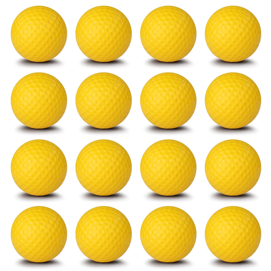 Champkey Practice Foam Golf Balls 16 Or 32 Pack | Limited Flight Golf Balls | True Spin And Feel Training Golf Practice Balls(16