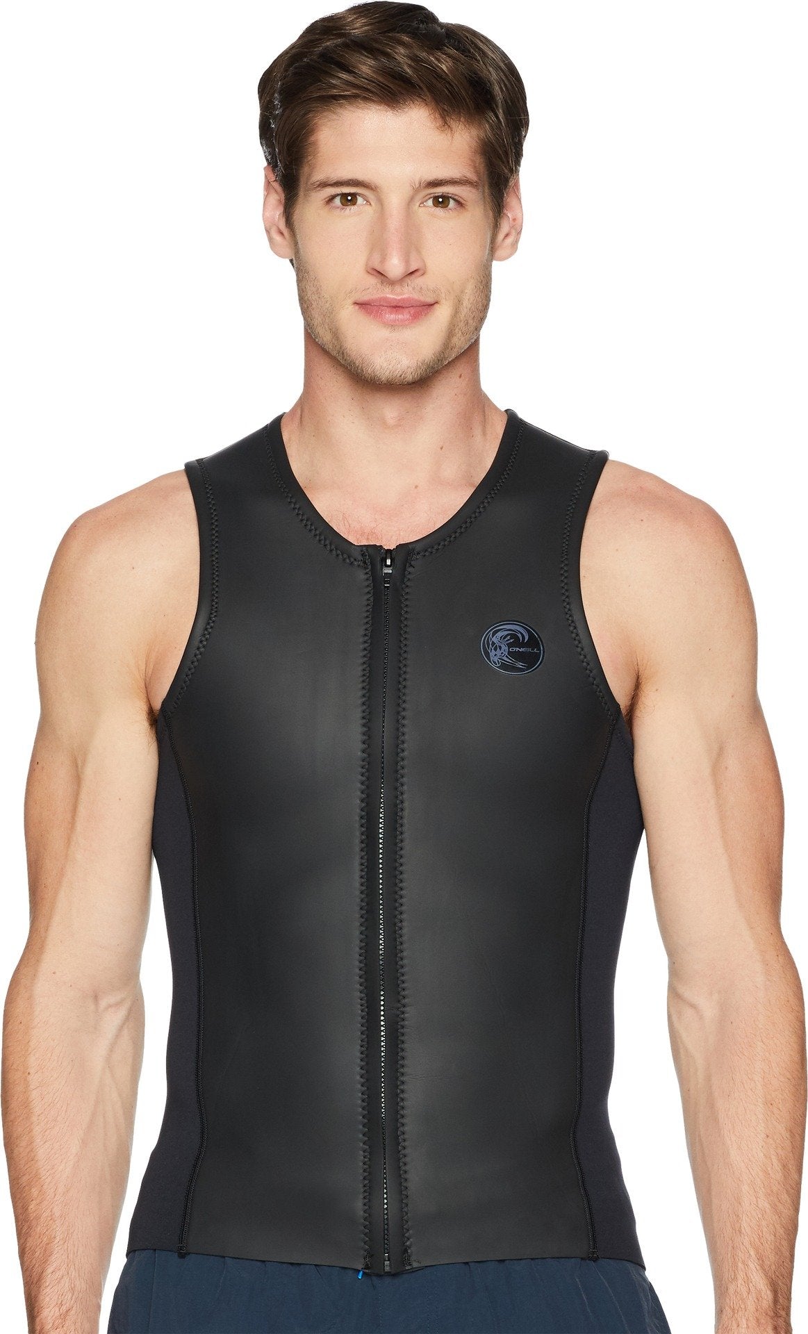ONeill Mens Original 2mm Full Zip Vest, Black, Large