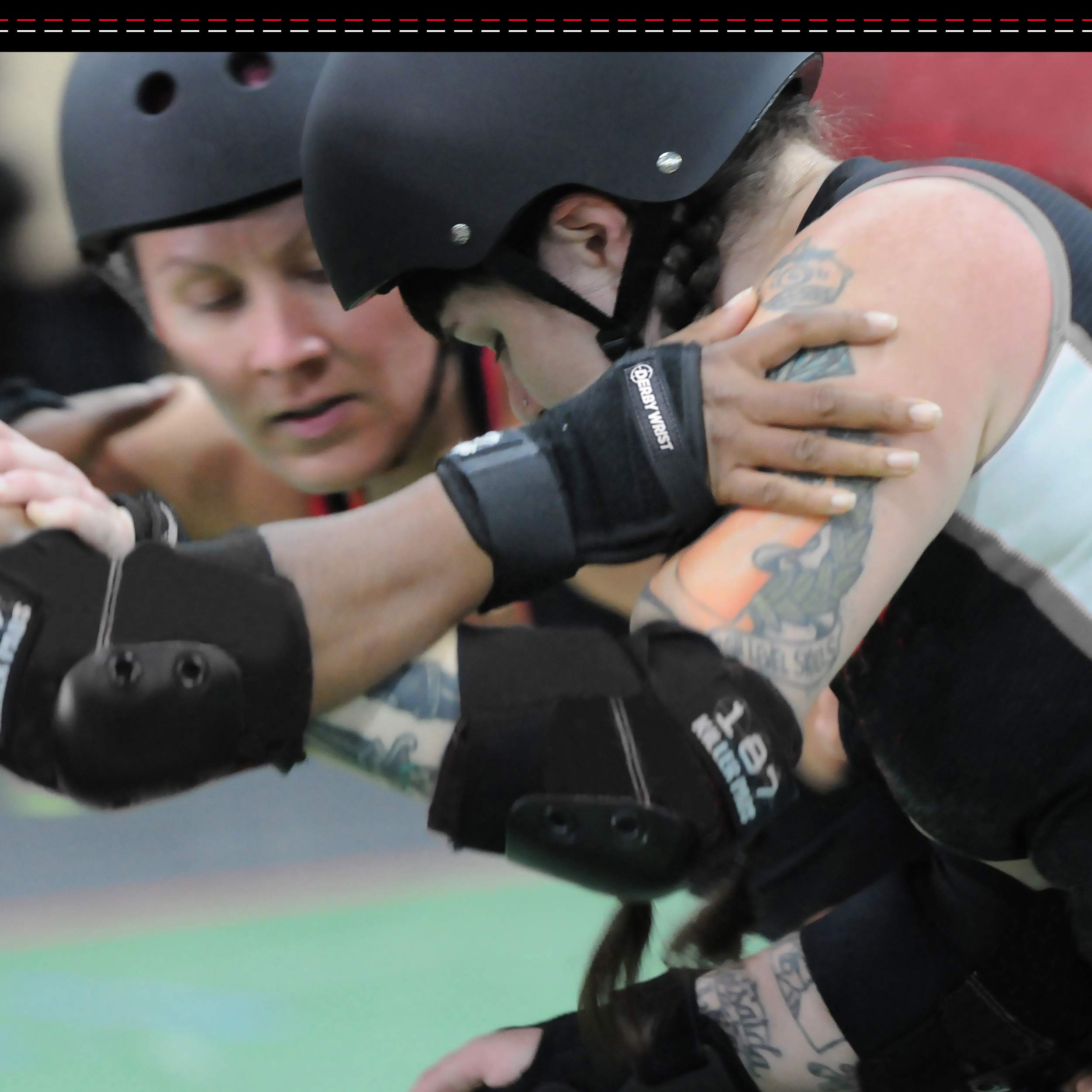 187 Killer Pads Derby Wrist Guard, Black, Medium