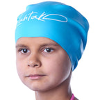 Swim Caps For Long Hair Kids - Swimming Cap For Girls Boys Kids Teens With Long Curly Hair Braids Dreadlocks - Silicone Hypoalle